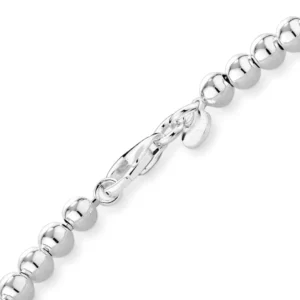 4mm Bead Ball Strand Chain Bracelet for Women