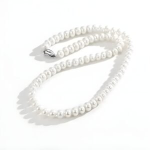 Sterling Silver Freshwater Cultured Pearl Necklace